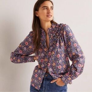 🌺 Boden Garden Floral Blouse - Size 16/18🌺